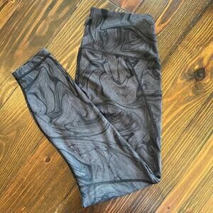 Active Life | Women's Black & Gray Legging Capris | Size Medium | 0744
